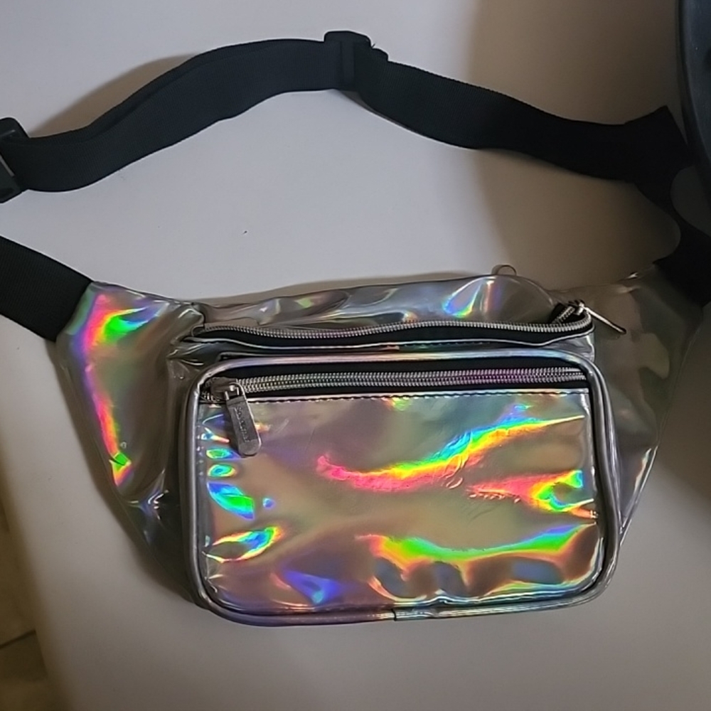Holographic Fanny Pack Crossbody Bag